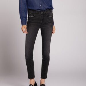 Current Elliott Stiletto Black Skinny Jeans